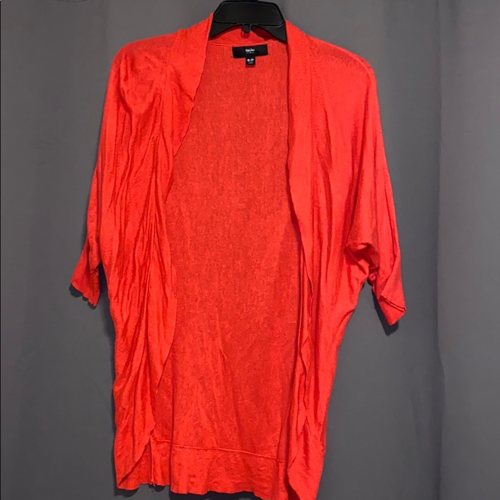 Coral cardigan